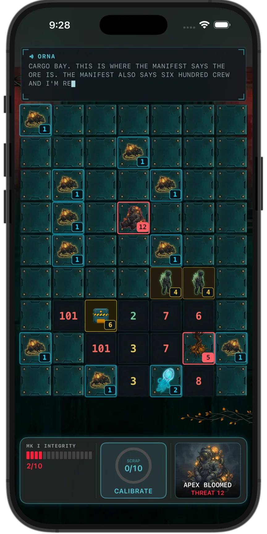 Gameplay grid